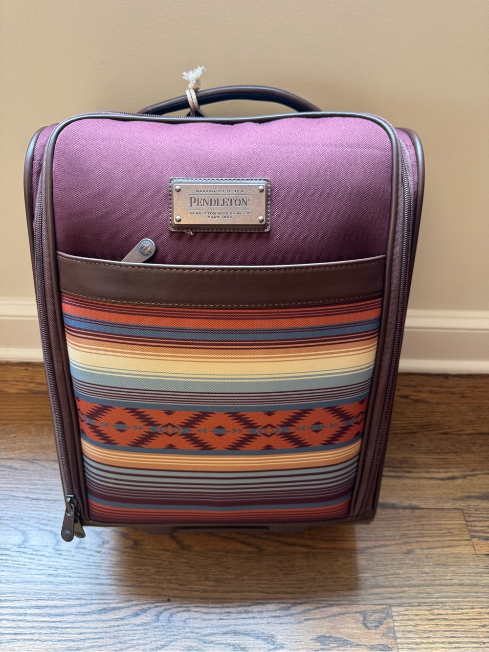 Pendleton Underseater Travel Carry Bag Rum Raisin. print